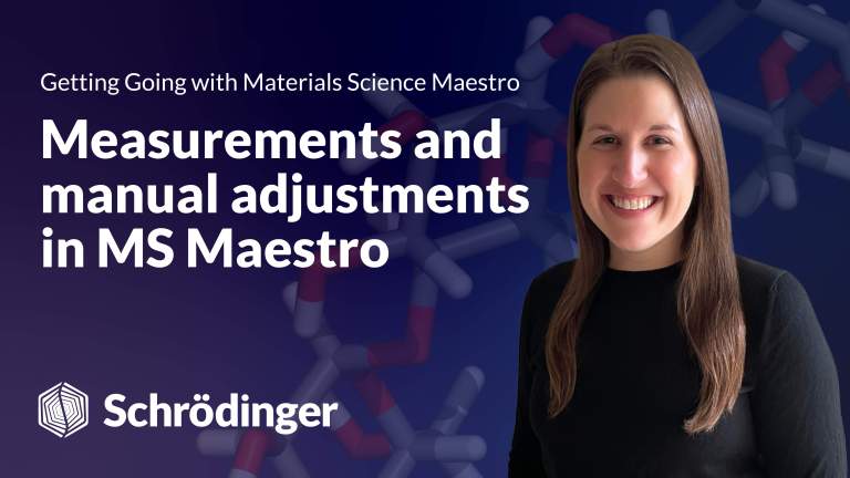 Measurements and Manual Adjustments in MS Maestro