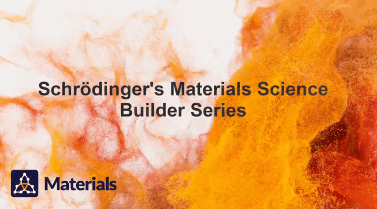 Schrödinger’s Materials Science Builder Series: Single Complex Builder