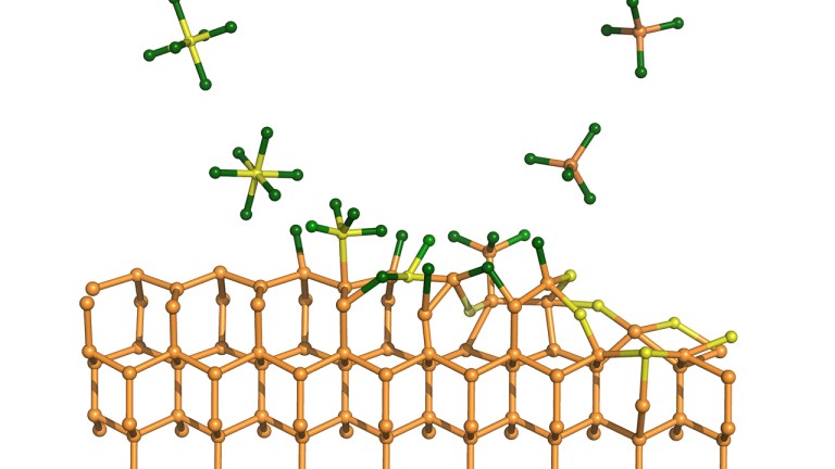 Atomic layer deposition: Bridging theory and experiment to design a process for silicon carbonitride