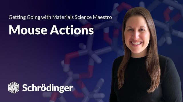 Mouse Actions – Getting Going with MS Maestro