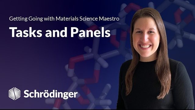 Tasks and Panels – Getting Going with MS Maestro